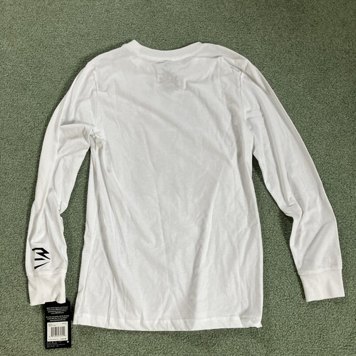 NWT Nike 3 Brand Boys Youth White “ALL IN”Long Sleeve T-Shirt Size Large - Picture 4 of 6