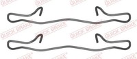 ZubehöRsatz, Scheibenbremsbelag Vorne Hinten Quick Brake 109-1755 FüR Ford