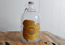 🥤 Vintage Coca-Cola One Gallon Syrup Bottle w Label 1900s Collectible Home Deco