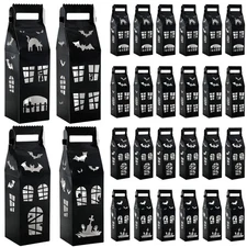 24Pcs Halloween Haunted House Gift Boxes for Halloween Party Decorations Haun...
