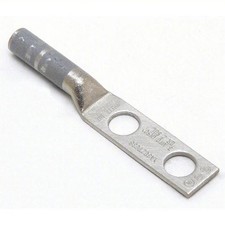 Taco #3 AWG o #2 sólido, 2 orificios, perno de 3/8", espaciado de 1", gris YA3C2TC38 **CANTIDAD 60**