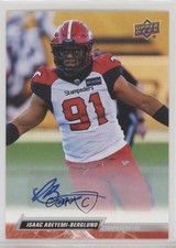 2023 Upper Deck CFL Auto Isaac Adeyemi-Berglund #20 Auto 1o9l