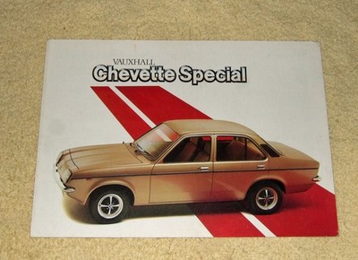 Vauxhall (Opel) Chevette ''Special'' 4-seitiger Prospekt, März 1980, 2- & 4-türige Limousinen