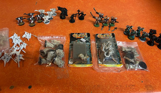 Gran Lote Chronopia Devout Juegos Objetivo Ampollas y Miniaturas Sueltas