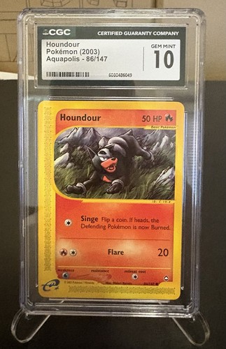 Houndour graded CGC 10 for sale on eBay