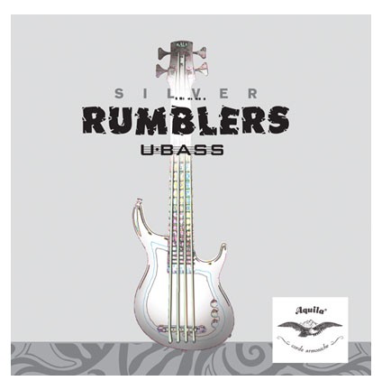 Струны для бас-гитары Kala Silver Rumblers U-образной формы 4-х канатные с обычным натяжением из нейлгута 11690₽