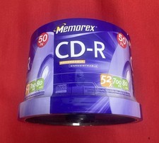 Memorex CD-R 50 Count New Sealed