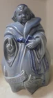 Red Wing Pottery BLUE Friar Tuck Cookie Jar  1940's
