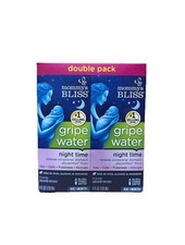 New Double Pack Mommy's Bliss Gripe Water Night Time 4 OZ - Free Shipping