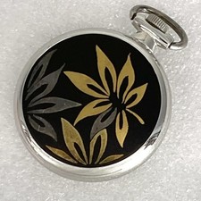 CITIZEN Pocket Watch 671845-K Mechanical Hand-Wind 17 Jewels White Accessory