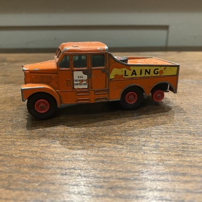 MATCHBOX KING SIZE 8 ''LAING SCAMMELL 6x6 Constructor Tractor'' sehr guter Zustand England #960