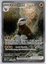 Excadrill ex - 168/086 Holofoil Special Illustration Rare SV: Black Bolt 168/... on eBay