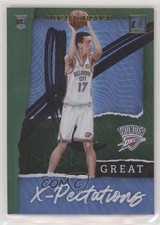 2020-21 Panini Donruss Great X-Pectations Green Flood Aleksej Pokusevski #17 7zf