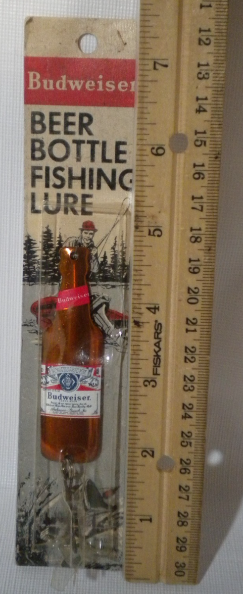 Cuillère De Pêche Vintage Budweiser - Leurre Aluminium Neuf Sous Emballage (Collection)