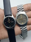 Lot of 2 Vintage Seiko 5 Automatic 7009 Day-Date Men's Japan Wristwatches