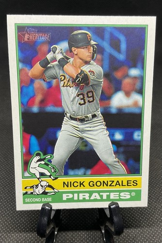 2025 Topps Heritage #425 Nick Gonzales SP - Pittsburgh Pirates