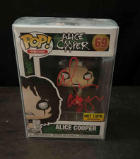 Funko Pop! Rocks: Alice Cooper #69 Signed Red Ink