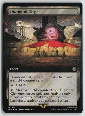 Diamond City (Extended Art) (Surge Foil) LP Foil 967 Fallout MTG