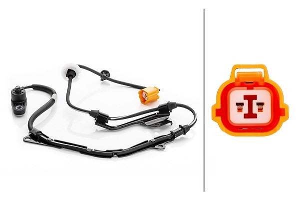 Hella Sensor, Raddrehzahl Rechts, Vorderachse, Vorne FüR Honda-image