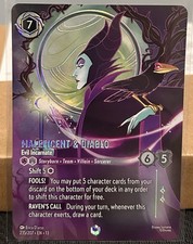 Disney Lorcana Maleficent  Diablo Evil Incarnate Enchanted Foil 235/207 EN