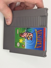 NES Open Tournament Golf (Nintendo NES - 1991) W/manual Tested Working