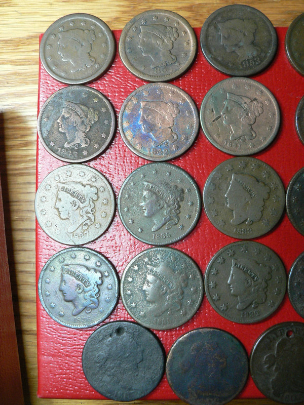Large Cents lot 39 coins all for 1 bid