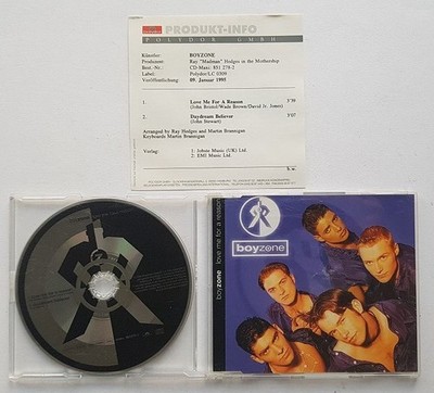 MAXI-CD - BOYZONE - LOVE ME FOR A REASON  - PROMO + SHEET - SEHR GUT - VERY GOOD