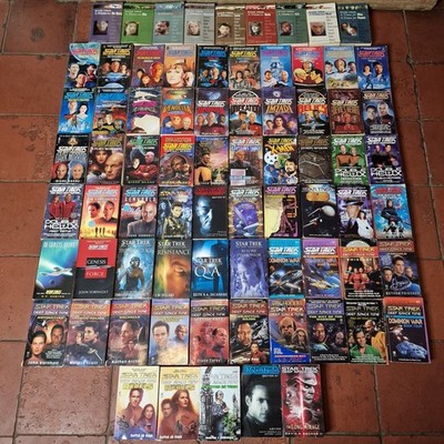 74 Star Trek Taschenbücher Sammlung TNG DS9 A Time To Set Trek Roman Posten