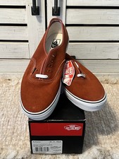 VANS Off The Wall AUTÉNTICAS Gamuza Picante/Blanco Verdadero VN-0KUMST6 US 15