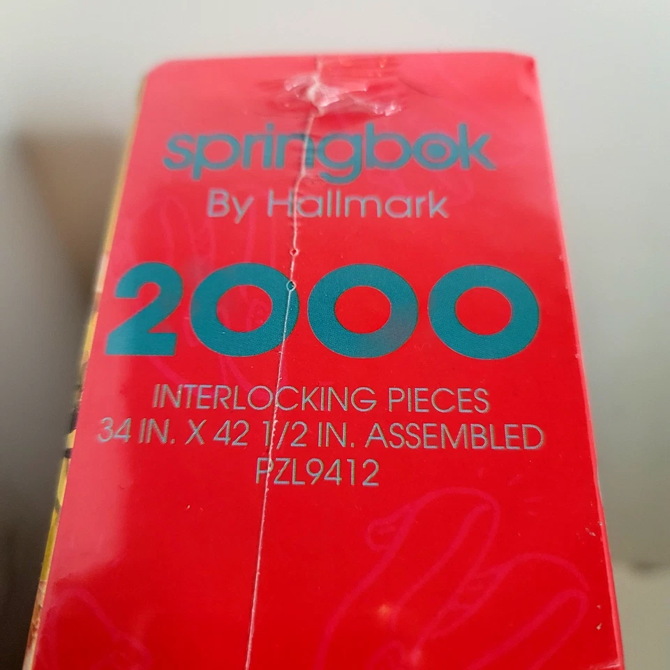 VTG 1993 Springbok Follow the Yellow Brick Road Wizard of Oz 2000 Pc Puzzle New! - Image 4 of 4