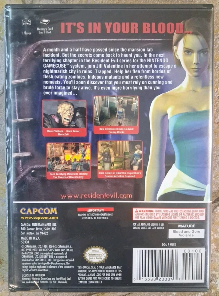 Resident Evil 3: Nemesis - Nintendo GameCube *BRAND NEW, SEE DESC* - Image 2 of 4