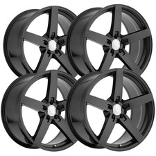Set Of 4 Mandrus Arrow 17x9 5x112 32mm Matte Black Wheels Rims 17 Inch