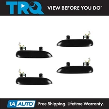 TRQ Door Handle Front & Rear Outer Outside Set of 4 for 02-07 Buick Rendezvous