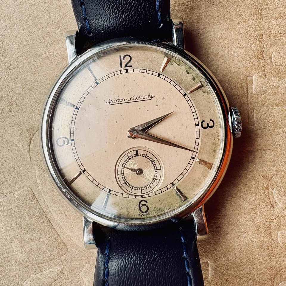 Pátina Jaeger le Coultre JLC años 40 32 mm cuerda manual vintage en muy buen estado original Foto 4 de 4