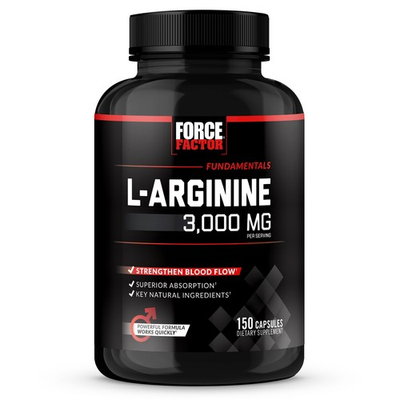 #ad Force Factor L Arginine 3000 MG Extra Strength Nitric Oxide amp; Circulation Boost $19.99