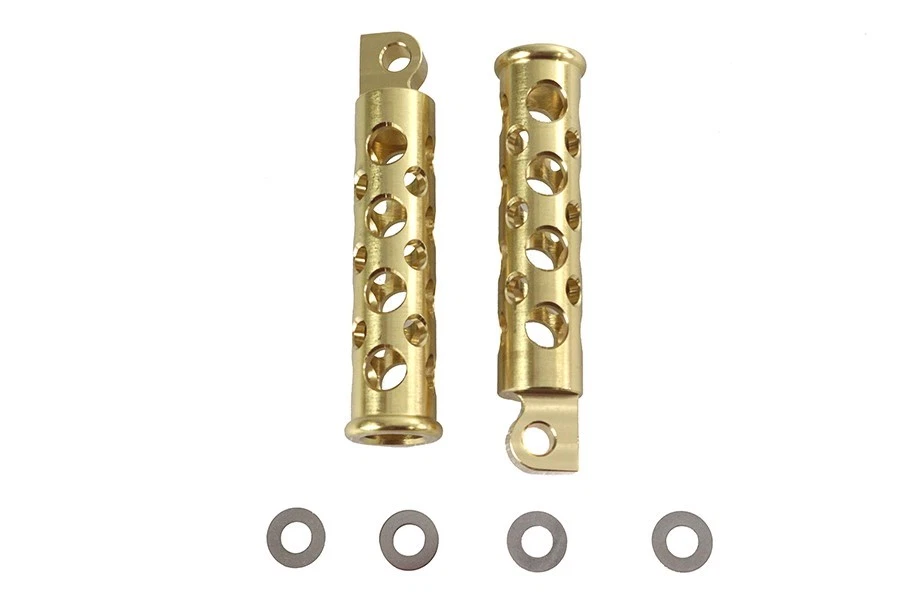 V-Twin 27-1765 Latón Agujeros de Queso Suizo Clavijas para Harley Montaje Macho Foto 2 de 4