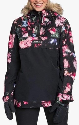 Roxy Girls Xxl Shelter Jacket Floral Insulated Dry Flight 15k
