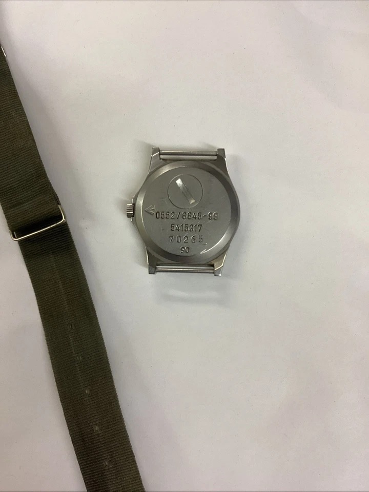 Reloj CWC Royal Navy Edición Fecha de emisión 1990, Guerra del Golfo RM RAF Ejército Británico G10 Foto 4 de 4