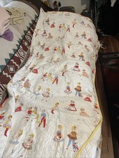 Two Twin Size Quilts With Children On Them. They Are 76 X 64
