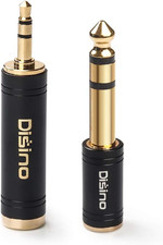 Disino 3.5Mm to 1/4 Inch Headphone Adapter, 1/4 Inch Jack Male to 1/8 Inch Femal