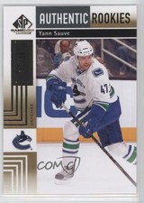 2011-12 SP Game Used Edition Authentic Rookies Gold 31/50 Yann Sauve #162 0c3