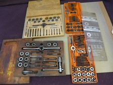Lot of 4 Vintage TAP & DIE SETS: Rimac, R&T ++ (132 total pieces, a few missing)