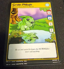 Neopets TCG - Green Poogle 88/200 - Travels in Neopia 2006