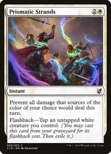 1x Prismatic Strands - Commander 2019 - NM  -  MTG