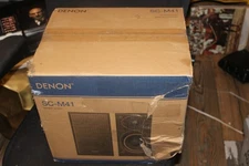 Denon SC M41 Speaker System Black soft dome speaker system new in (damaged) box