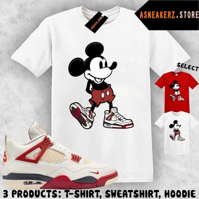 Shirt To Match AJ 4 Nigel Brick After Brick Sneaker Matching Sneakerhead M Mouse
