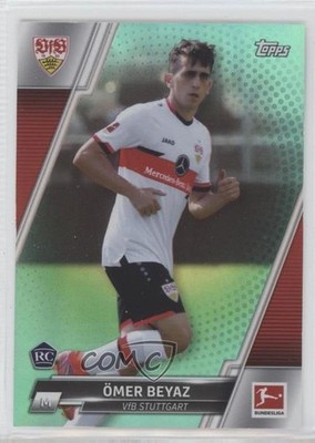 2021-22 Topps Bundesliga Aqua Foil 84/199 Omer Beyaz #164 Rookie RC n0c