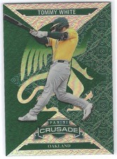 Tommy White 2025 Panini Crusade - Crusade Green /249 #80 Athletics Color Match