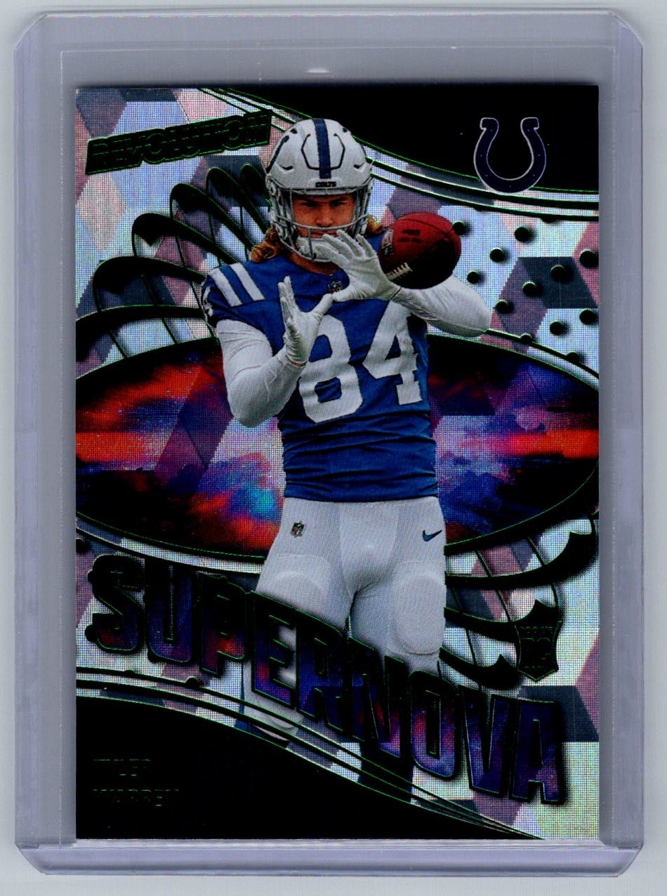 2025 Panini Revolution Tyler Warren Supernova Rookie Cubic # 01/10 Colts Rc