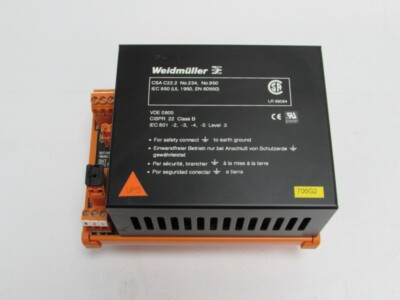 Weidmüller VDE 0805 CISPR 22 Class B CSA C22.2 Mint